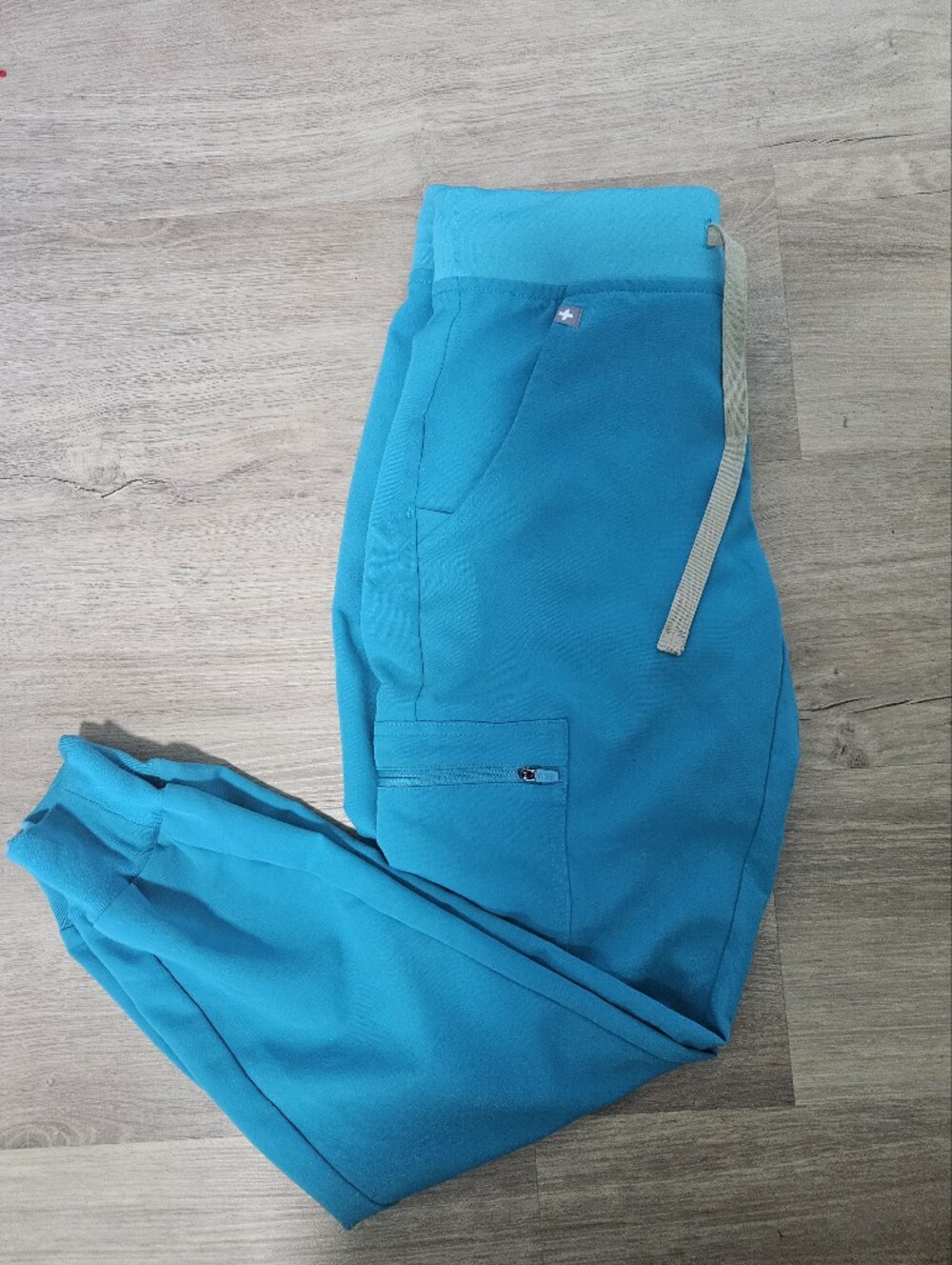 FIGS Technical Collection Zamora Jogger Scrub Pants | Turquoise | Size XXS/P